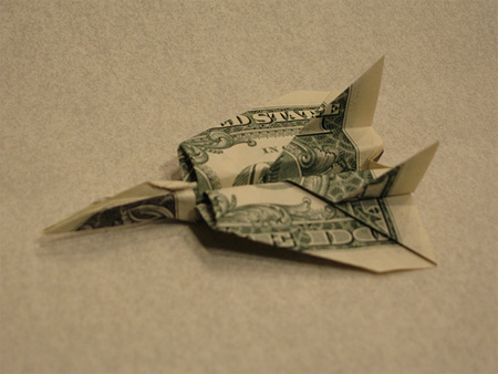 aeroplane origami