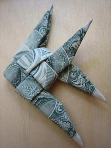 how to make origami money fish