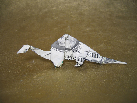 Origami Apatosaurus