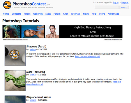 Websites with Free Photoshop Tutorials 11