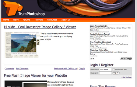 Websites with Free Photoshop Tutorials 15