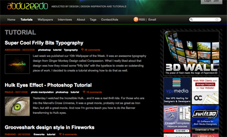 Websites with Free Photoshop Tutorials 08