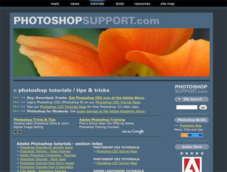 Websites with Free Photoshop Tutorials 09