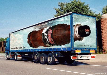 Coca Cola Truck Advertisement