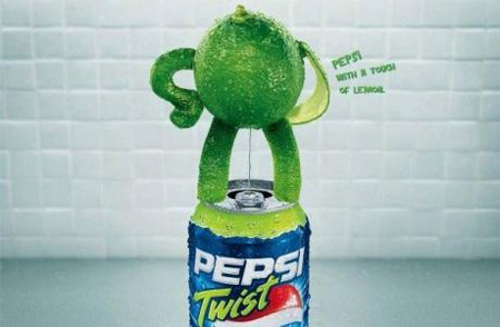 Pepsi Lemon Twist Advertisement