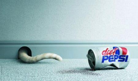 Pepsi Cat Advertisement