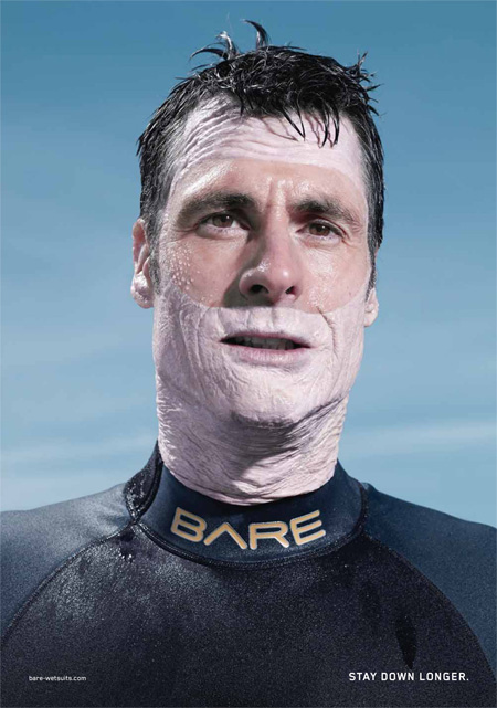 Bare Wetsuits Advertisement