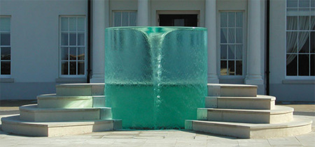 Vortex Water Sculpture by William Pye