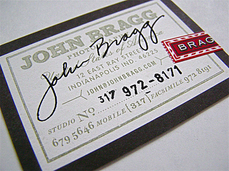 John Bragg Business Card