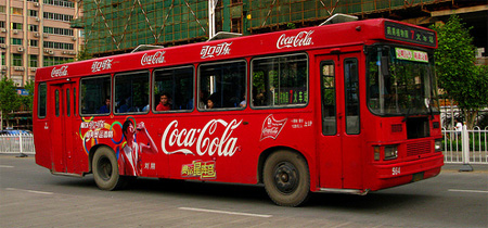 Coca-Cola Bus Advertisement