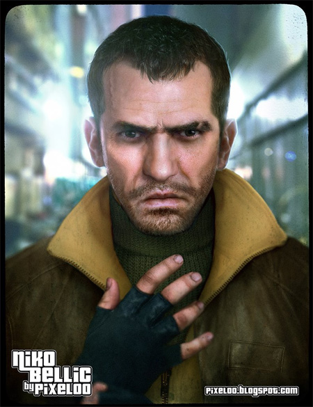 gta 4 niko. GTA IV Niko Bellic by pixeloo