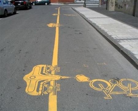 Pedestrian Street Art by Peter Gibson 4