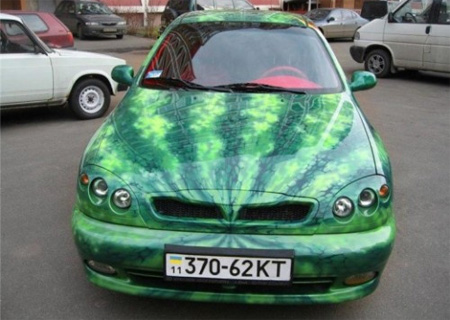 watermelon car