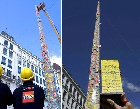 Tallest LEGO Tower in Vienna