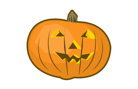 Draw Halloween Pumpkin in Photoshop