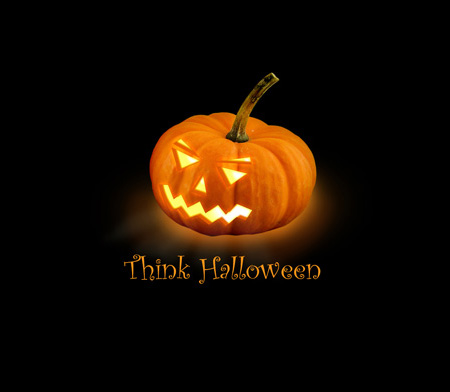 Halloween Pumpkin Background in Photoshop