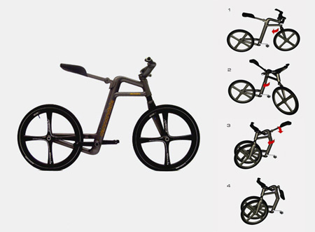 Foldable Urban Bicycle Concept