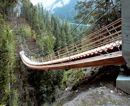 Suspended Staircase Bridge