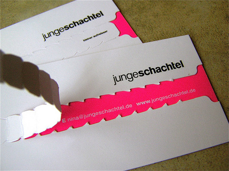 Junge Schachtel Business Card