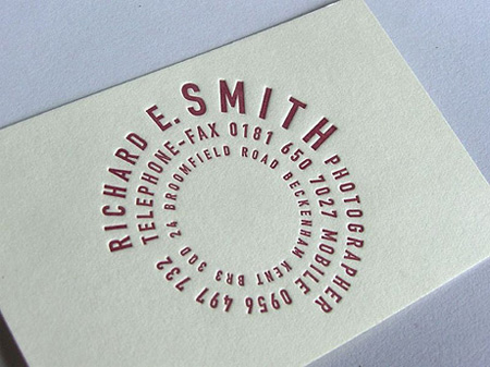 Richard E. Smith Business Card