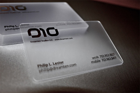 Dreamten Studios Business Card