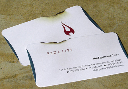 Howl Fire Business Card