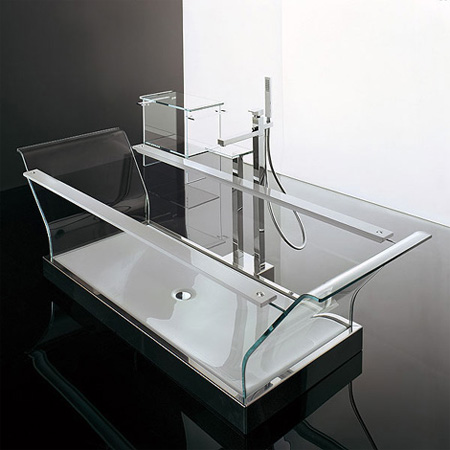 Seen On coolpicturesgallery.blogspot.com Novellini Cristalli Glass Bathtub