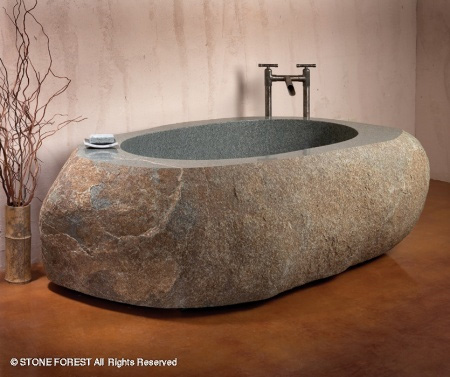 Seen On coolpicturesgallery.blogspot.com Natural Bathtub