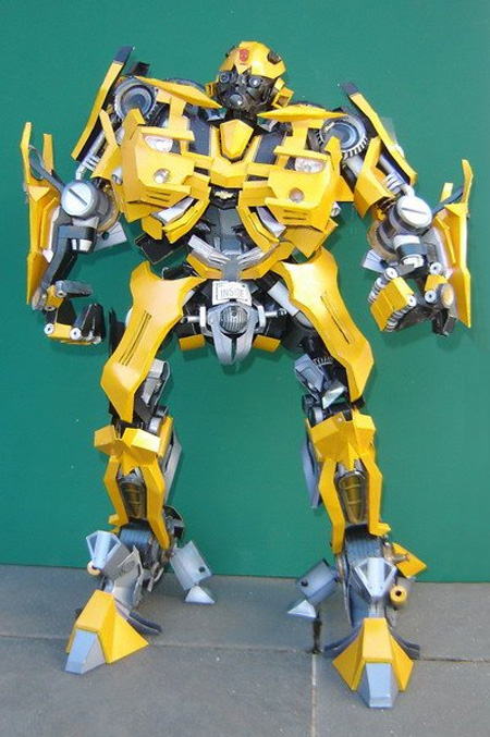 Transformers Bumblebee Paper Model
