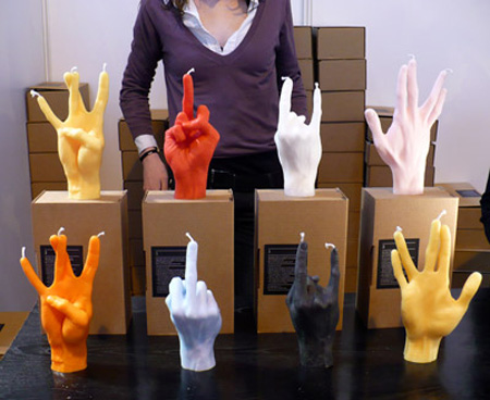 Hand Gesture Candles
