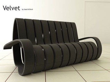 Velvet Sofa