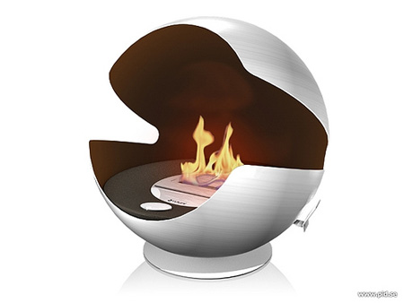 Seen On coolpicturesgallery.blogspot.com Vauni Globe Fireplace 2