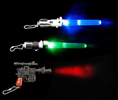 Star Wars Micro Lightsabers Keychain