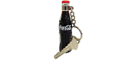 Coca-Cola Filled Bottle Key Chain