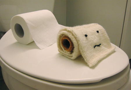 Knitted Toilet Paper