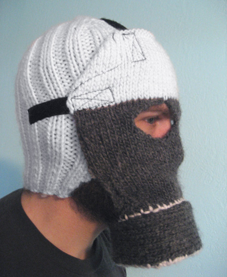 Seen On coolpicturesgallery.blogspot.com Knitted Gas Mask