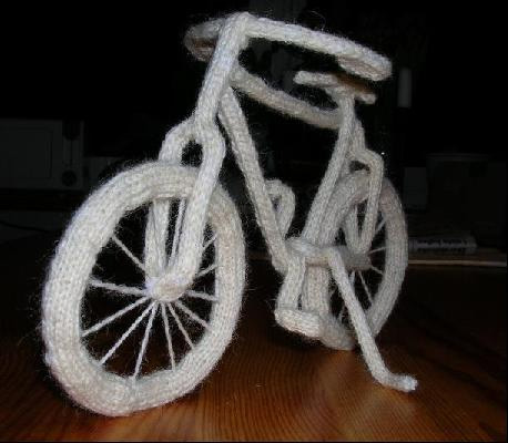 Seen On coolpicturesgallery.blogspot.com Knitted Bicycle 2