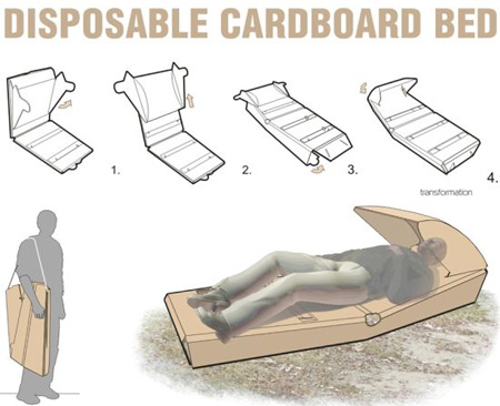 Disposable Cardboard Bed 2