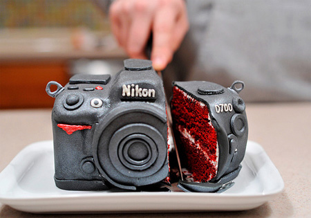 Incredible Nikon D700 DSLR Cake