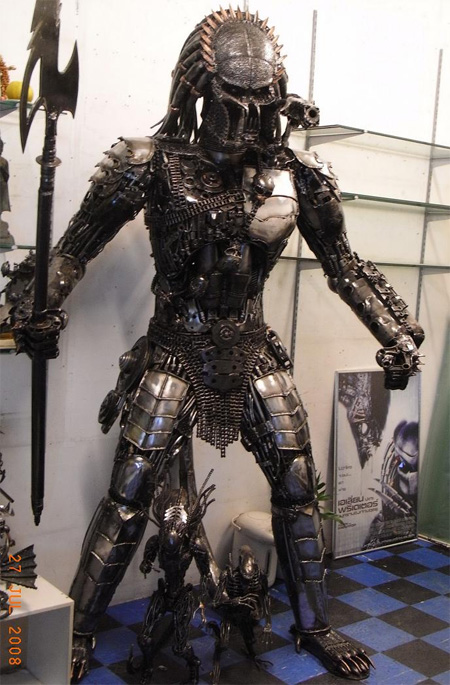 Predator Metal Sculpture 