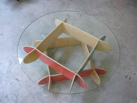 Skateboard Inspired Furniture Designs Seen On coolpicturesgallery.blogspot.com Or www.CoolPictureGallery.com Skateboard Comet Coffee Table