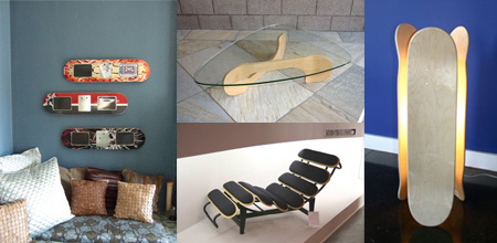 Skateboard Inspired Furniture Designs