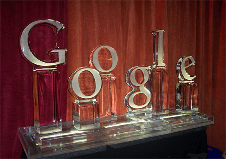 Google Ice Sculpture