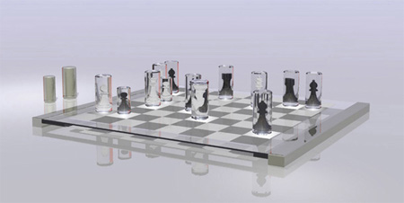 Transparent Chess Set