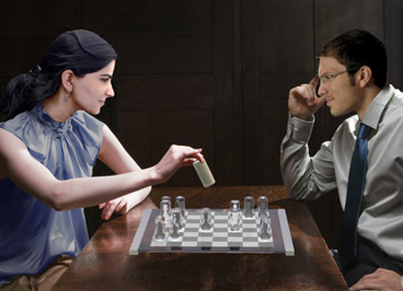 Transparent Chess Set 3