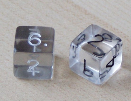 Transparent Dice