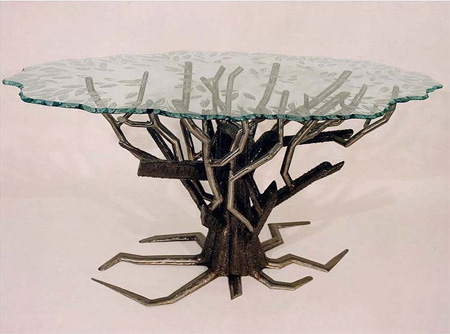Metal Tree Table