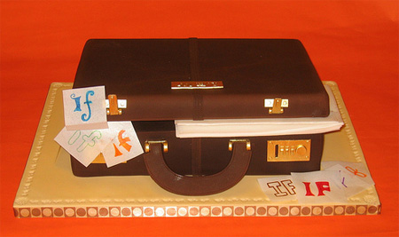 Briefcase Cake