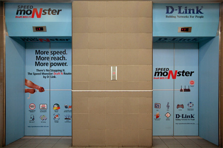 D-Link Elevator Advertisement