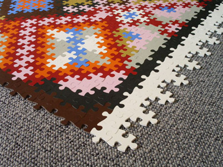 24 Modern Rugs, Carpets, and Doormats Seen On www.coolpicturegallery.net Persian Puzzle Rug
